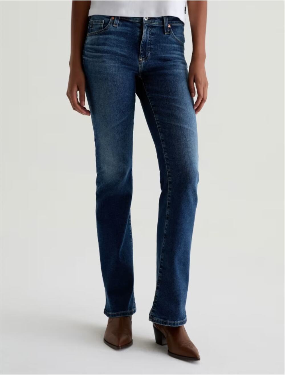 AG The Angel Low Rise Boot Cut Jeans 28